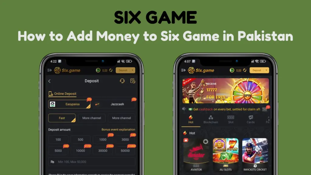 six game deposit