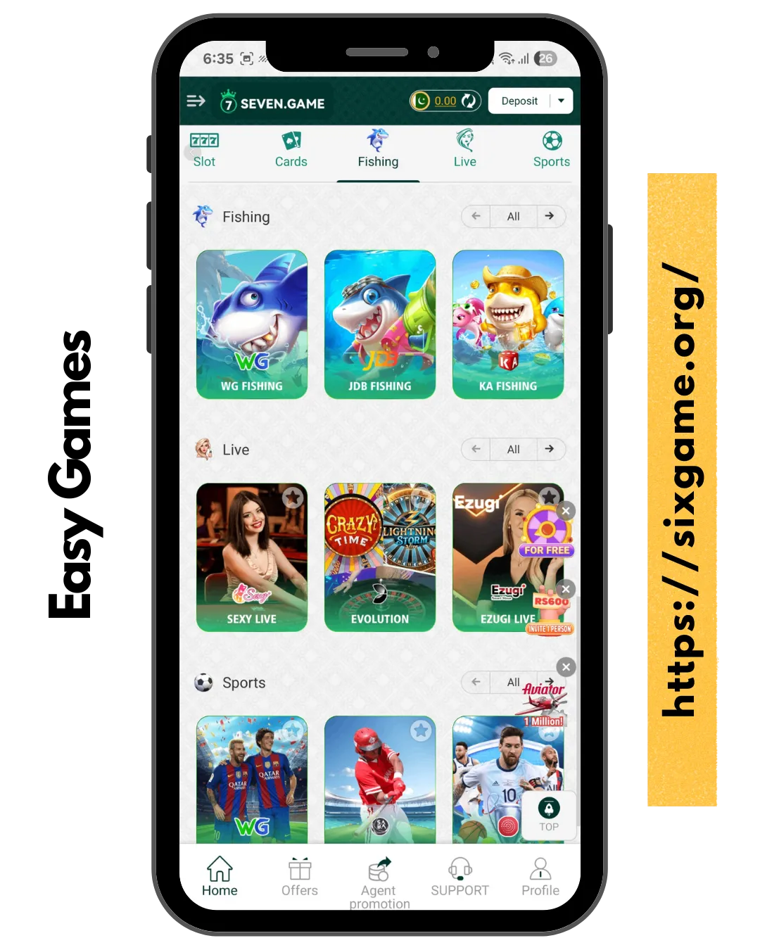 seven game app download